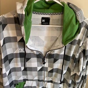 DC men’s sz M cotton zip up jacket w/pockets